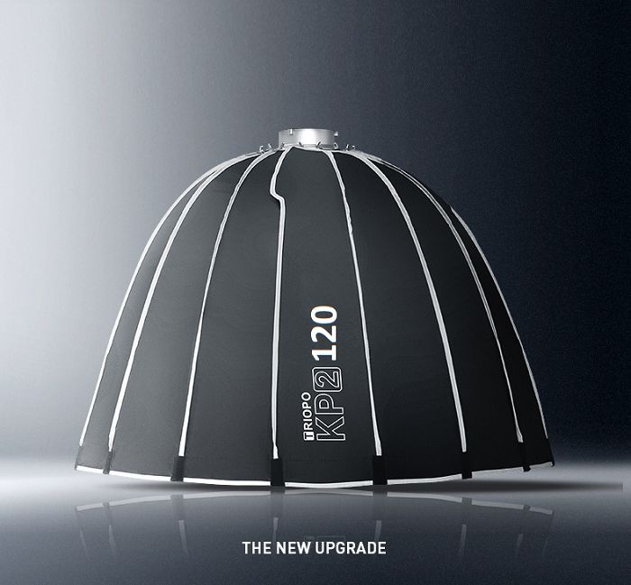 SOFTBOX PARABOLIC THAO TÁC NHANH TRIOPO KP2-120 120cm - không tổ ong  
